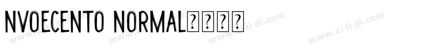 nvoecento normal字体转换